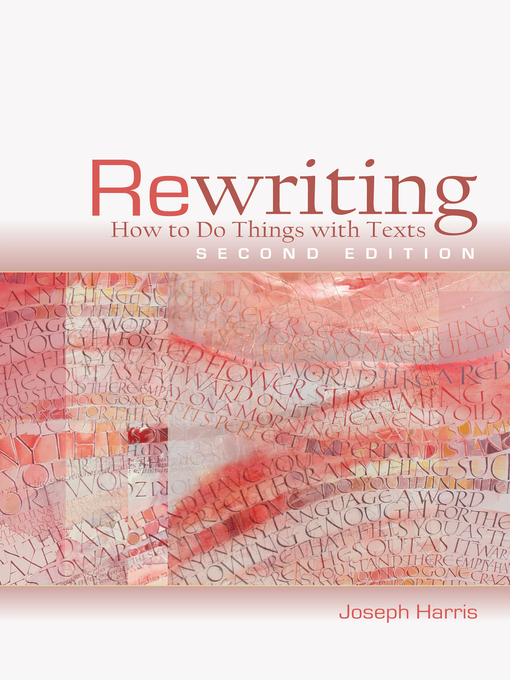 Title details for Rewriting by Joseph Harris - Available